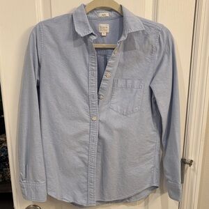 J. Crew Sky Blue Casual Button Down Shirt